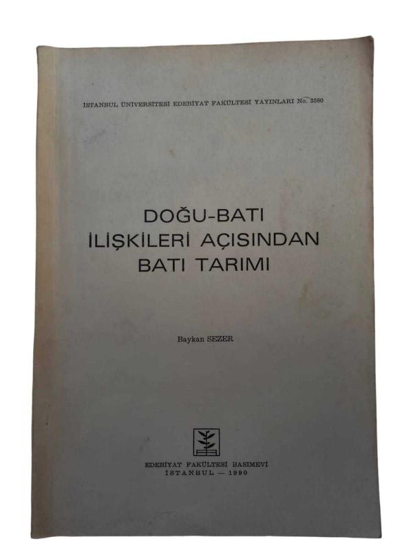 Doğu-Batı İlişkileri Açısından Batı Tarımı