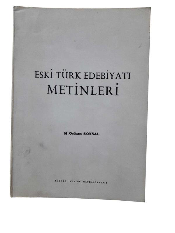 Eski Türk Edebiyatı Metinleri
