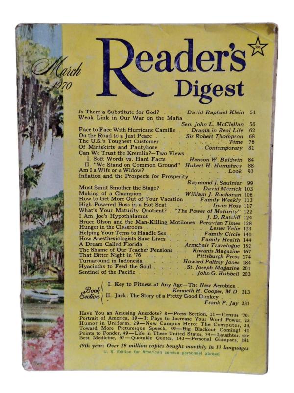 Reader's Digest March 1970