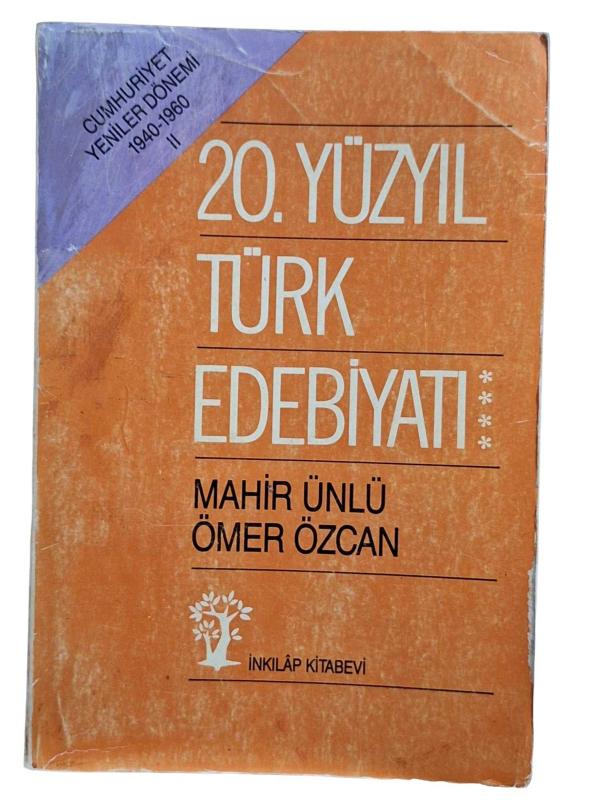 20. YÜZYIL TÜRK EDEBİYATI 4 Cumhuriyet Yeniler Dönemi 1940 - 1960 II