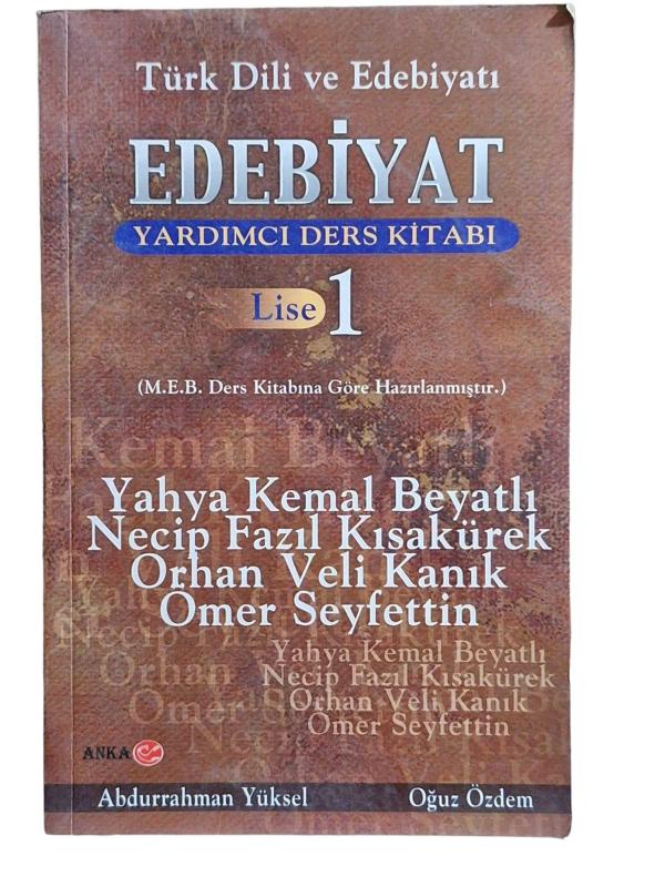 Türk Dili ve Edebiyatı Edebiyat Yardımcı Ders Kitabı Lise 1