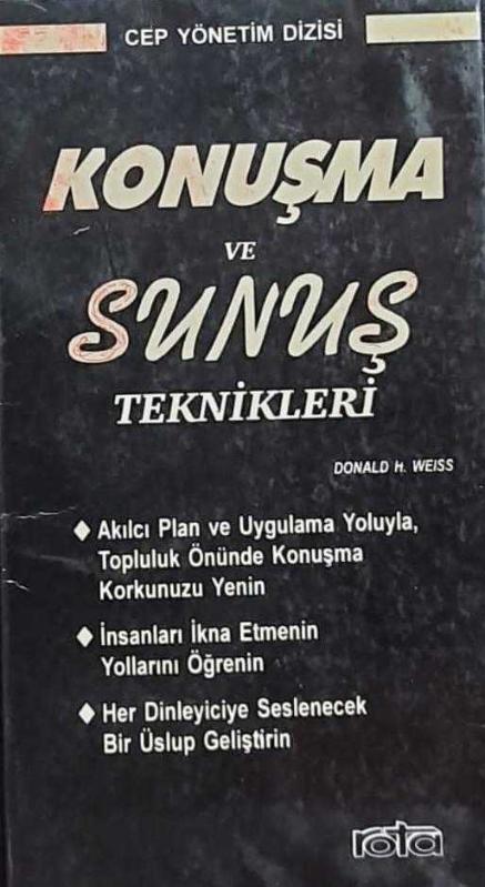 Konuşma ve Sunuş Teknikleri