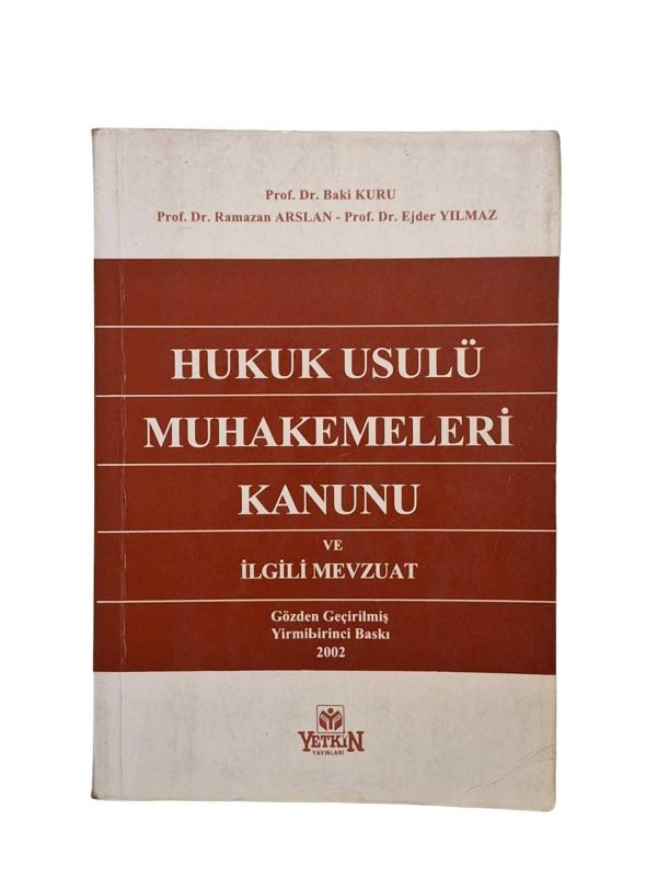 Hukuk Usulü Muhakemeleri Kanunu ve İlgili Mevzuat