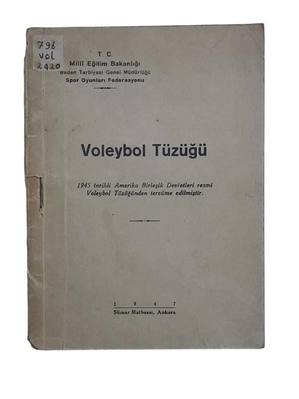 Voleybol Tüzüğü