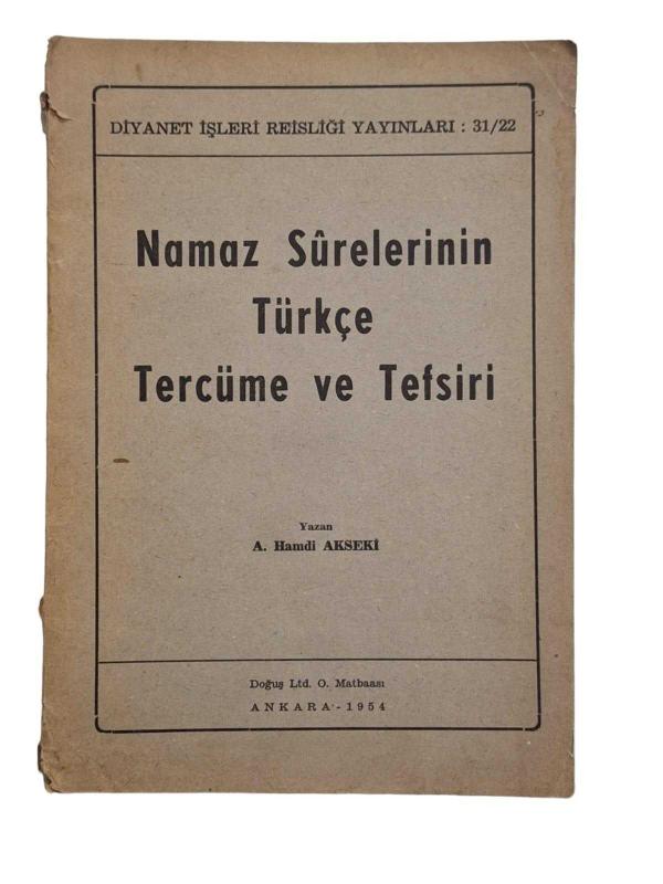Namaz Surelerinin Türkçe Tercüme ve Tefsiri
