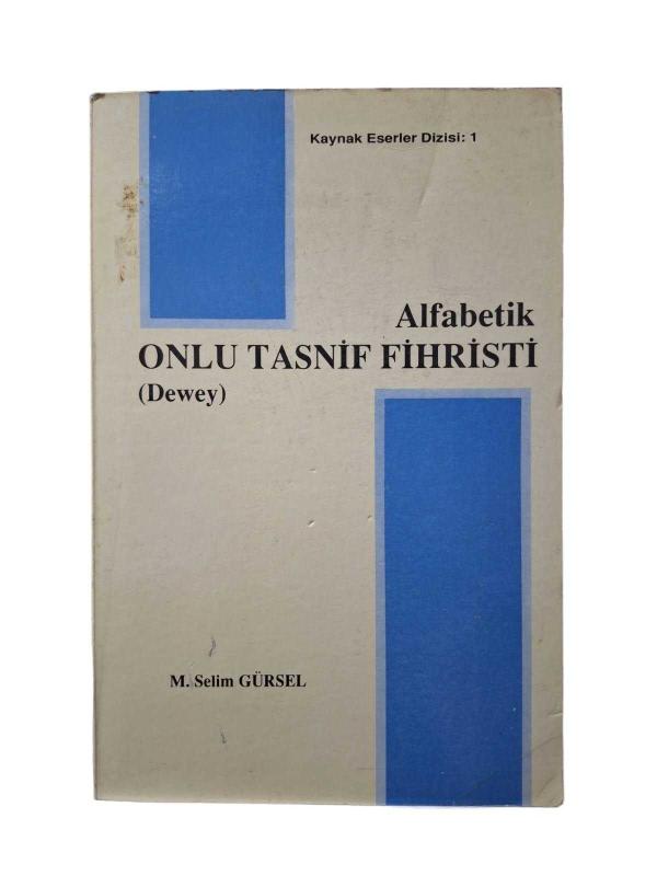 Alfabetik Onlu Tasnif Fihristi  (Dewey)