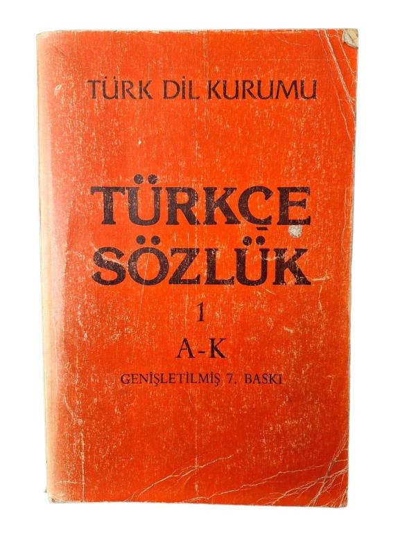 Türkçe Sözlük 1. Cilt