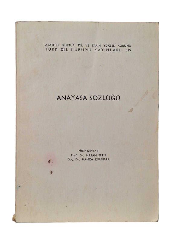 Anayasa Sözlüğü