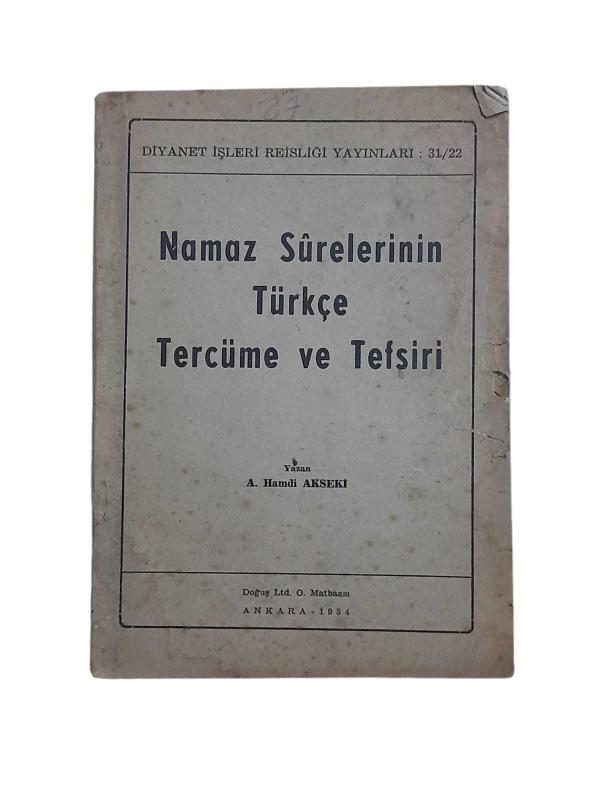 Namaz Surelerinin Türkçe Tercüme ve Tefsiri