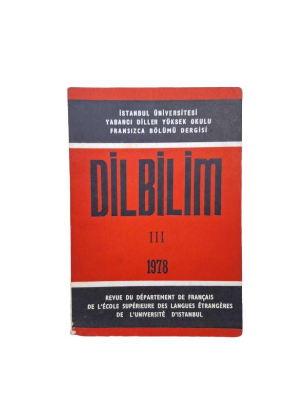 Dilbilim III 1978