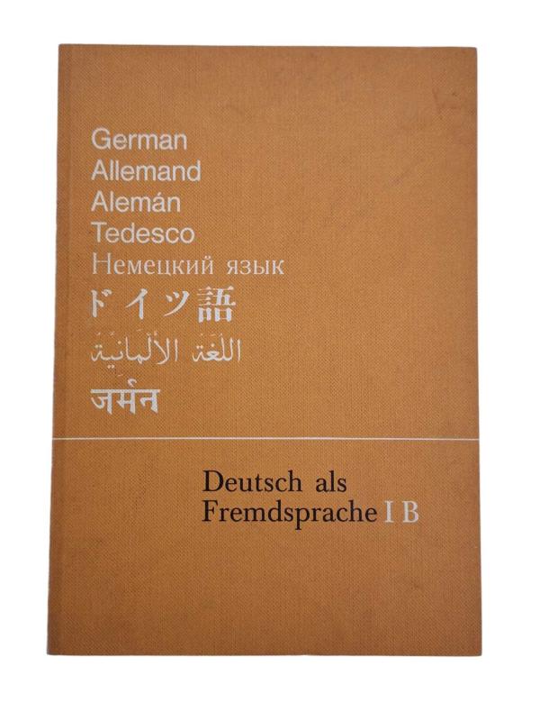 German - Allemand - Aleman - Tedesco / Deutsch Als Fremdsprache 1 B
