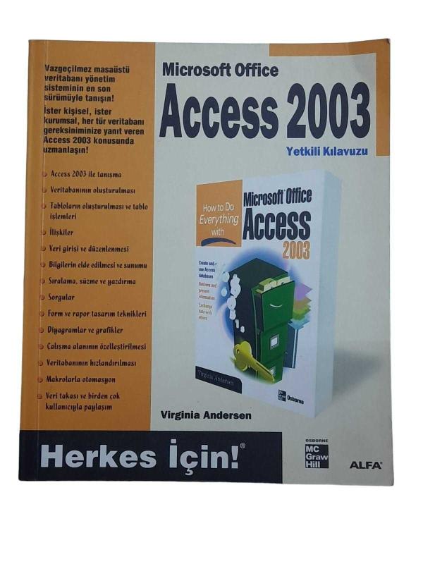 Access 2003 Yetkili Kılavuzu: Microsoft Office Herkes İçin!