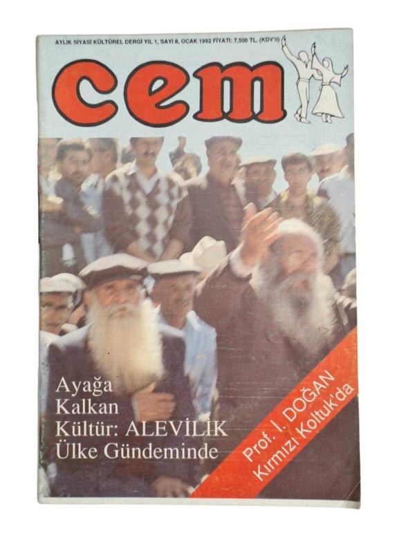 Cem Aylık Siyasi Kültürel Dergi Yıl: 1 Sayı: 8 - Ocak 1992