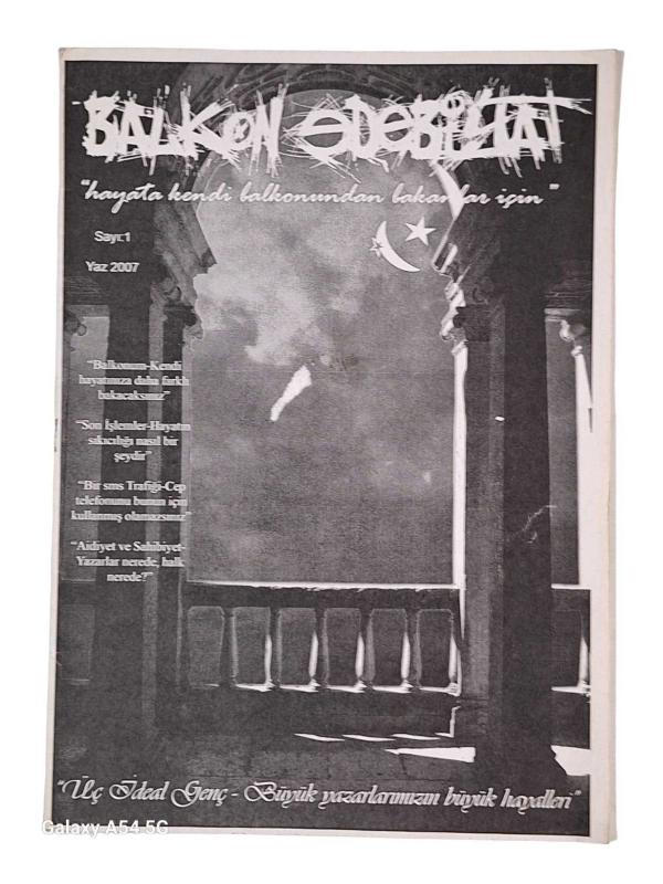 Balkon Edebiyatı Yaz 2007 Sayı: 1