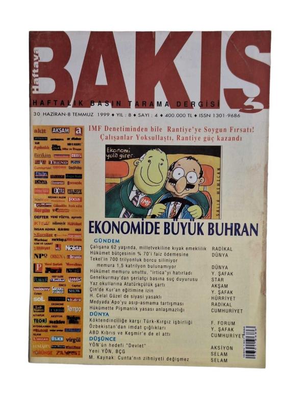Bakış Haftalık Basın Tarama Dergisi Yıl: 8 Sayı: 4