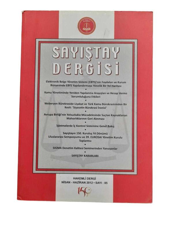 Sayıştay Dergisi Sayı: 85 / 2012 (Ulusal Hakemli Dergi)