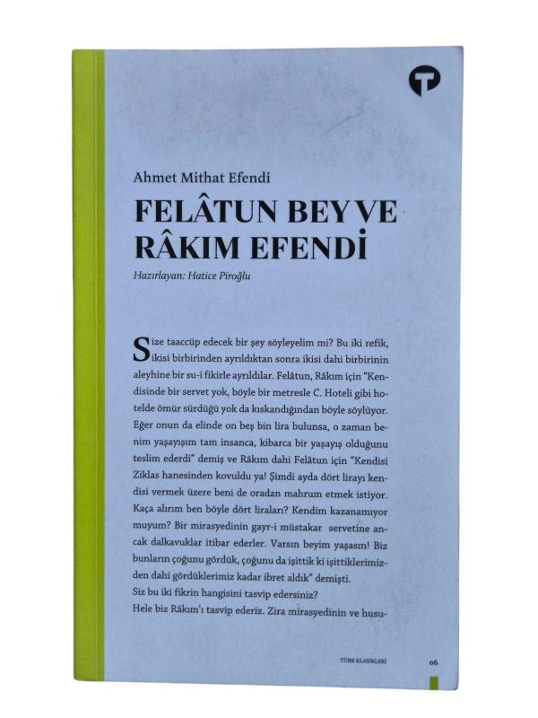 Felatun Bey ile Rakım Efendi
