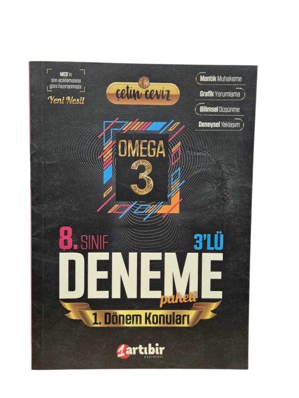 8. Sınıf 3'lü Deneme Paketi 1. Dönem Konuları